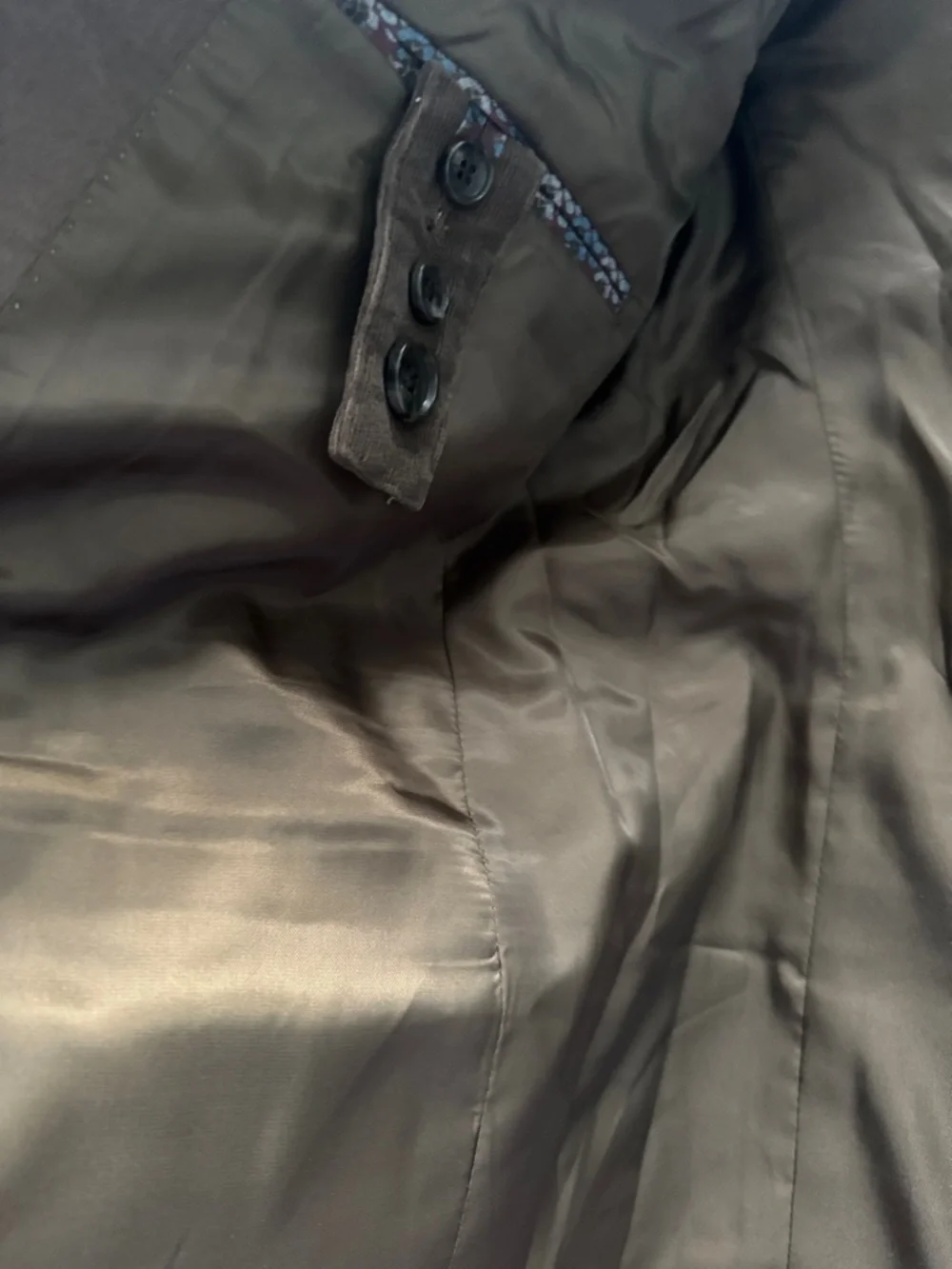 Serge Blanco Brown Veste Henri Cotton corduroy Sport Coat  Two-Button Blazer 56